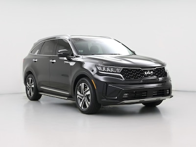 Black 2024 Kia Sorento Hybrid EX