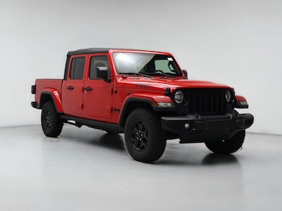 Red 2021 Jeep Gladiator Willy's