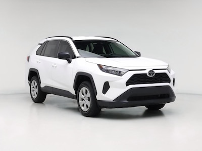 White 2020 Toyota RAV4 LE