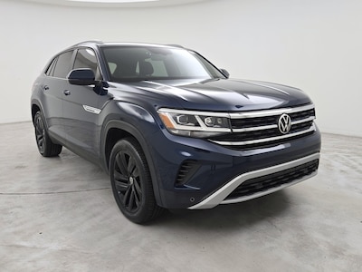 Blue 2022 Volkswagen Atlas Cross Sport SE w/Tech