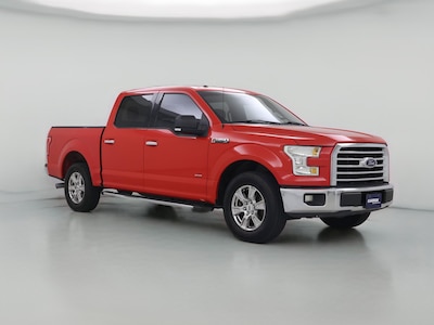 Red 2015 Ford F150 XLT