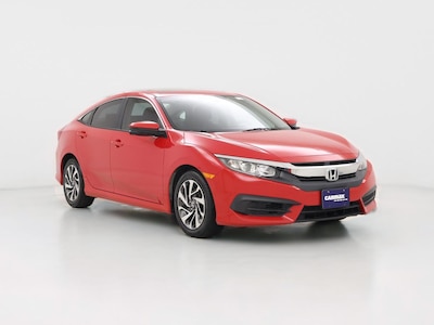 Red 2016 Honda Civic EX
