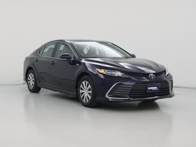 Blue 2022 Toyota Camry Hybrid LE