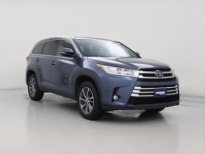 Blue 2019 Toyota Highlander XLE