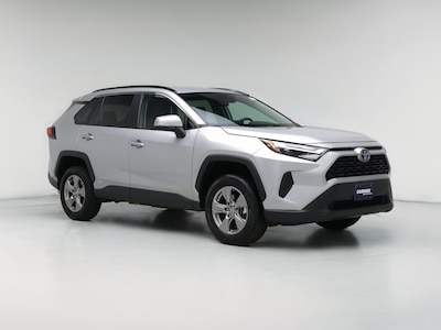Silver 2024 Toyota RAV4 Hybrid XLE