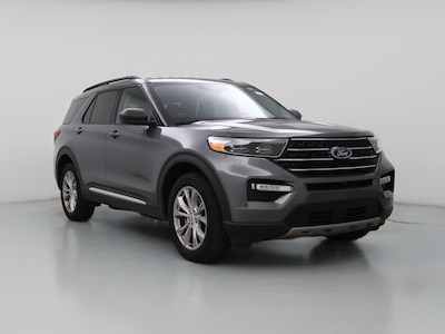 Gray 2021 Ford Explorer XLT