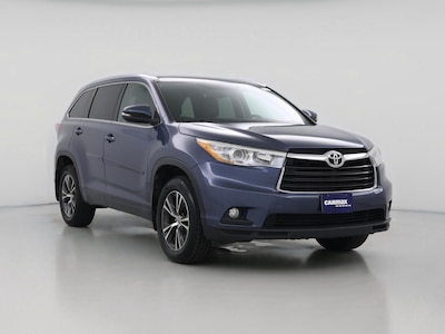 Blue 2016 Toyota Highlander XLE