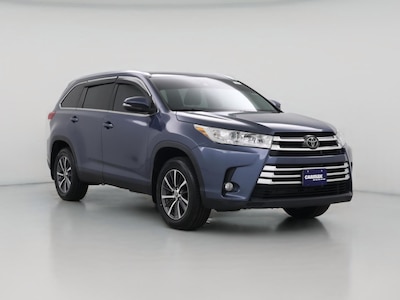 Blue 2019 Toyota Highlander XLE