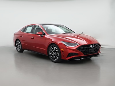 Red 2021 Hyundai Sonata Limited