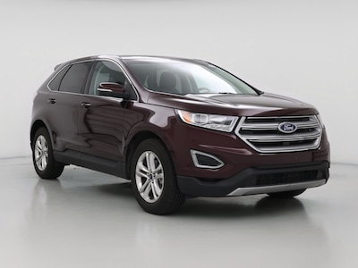 Red 2018 Ford Edge SEL