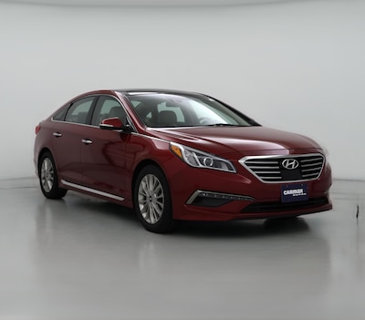 Red 2015 Hyundai Sonata Limited