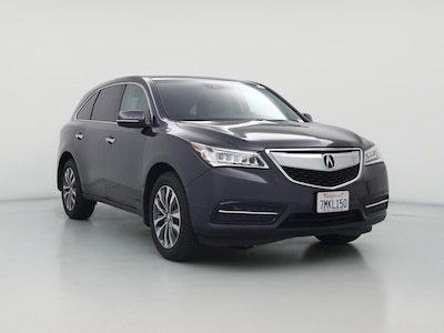 Silver 2016 Acura MDX Advance