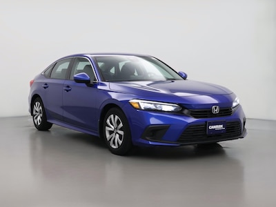 Blue 2024 Honda Civic LX