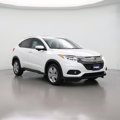 White 2019 Honda HR-V EX-L