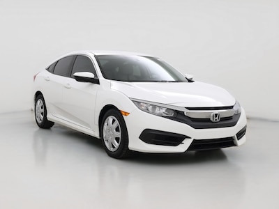 White 2018 Honda Civic LX