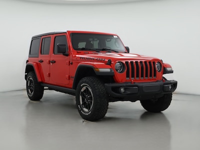 Red 2018 Jeep Wrangler All-New Unlimited Rubicon