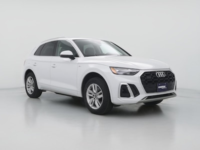 White 2022 Audi Q5 S-Line Premium