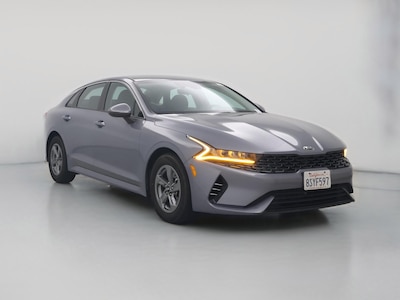 Gray 2021 Kia K5 LXS