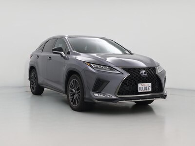Gray 2021 Lexus RX 450h F-SPORT Handling