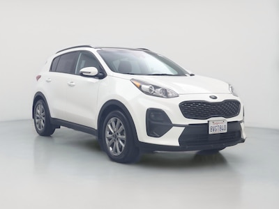 White 2021 Kia Sportage S