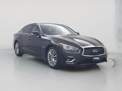 Black 2018 Infiniti Q50 Luxe