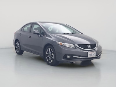 Gray 2013 Honda Civic EX-L