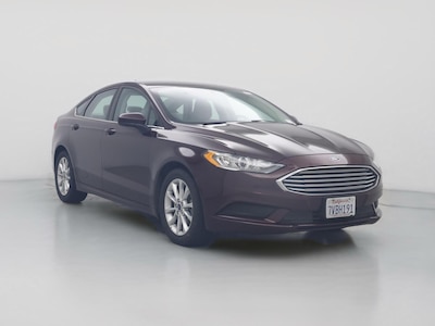 Red 2017 Ford Fusion SE
