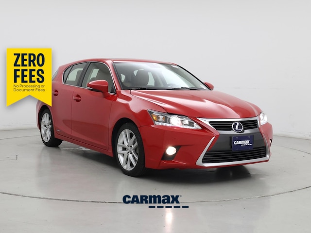 Red 2014 Lexus CT Hybrid 200h FWD Wagon Front-Wheel Drive Automatic