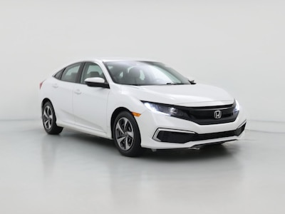 White 2020 Honda Civic LX