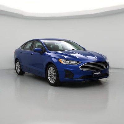 Blue 2020 Ford Fusion SE