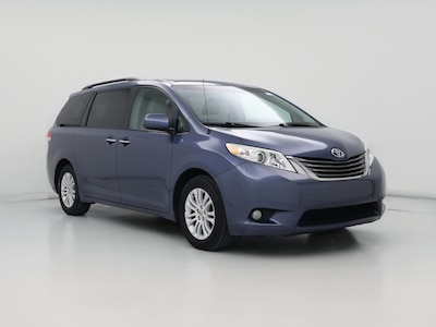 Blue 2014 Toyota Sienna XLE