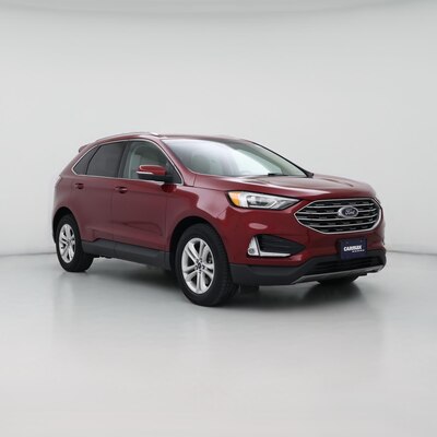 Red 2019 Ford Edge SEL
