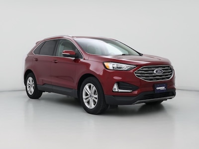 Red 2019 Ford Edge SEL