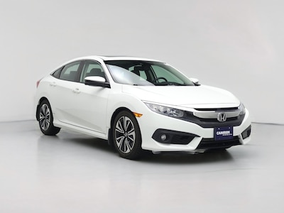 White 2016 Honda Civic EX-L