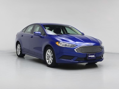 Blue 2017 Ford Fusion SE