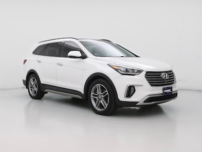 White 2017 Hyundai Santa Fe Limited Ultimate