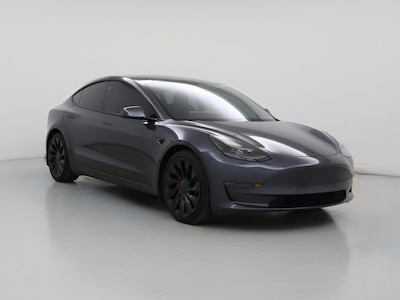 Gray 2022 Tesla Model 3 Performance