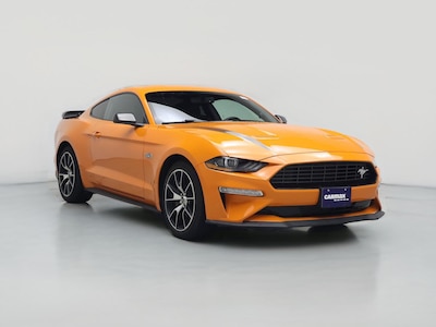 Orange 2020 Ford Mustang Ecoboost