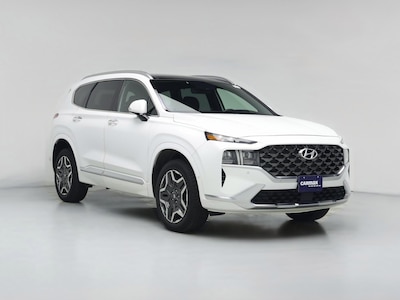 White 2021 Hyundai Santa Fe Calligraphy