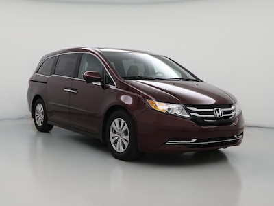 Red 2015 Honda Odyssey EX-L