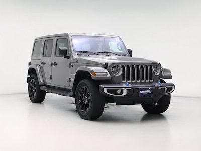 Gray 2022 Jeep Wrangler 4XE PHEV Unlimited Sahara