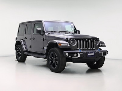 Gray 2023 Jeep Wrangler 4XE PHEV Unlimited Sahara