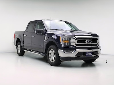 Blue 2022 Ford F150 XLT