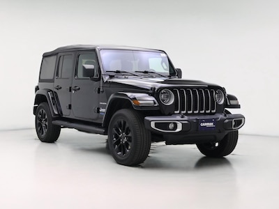 Black 2021 Jeep Wrangler 4XE PHEV Unlimited Sahara