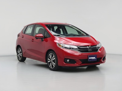 Red 2019 Honda Fit EX