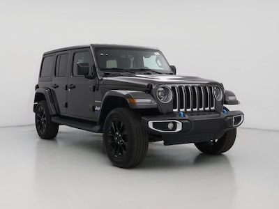 Gray 2023 Jeep Wrangler 4XE PHEV Unlimited Sahara