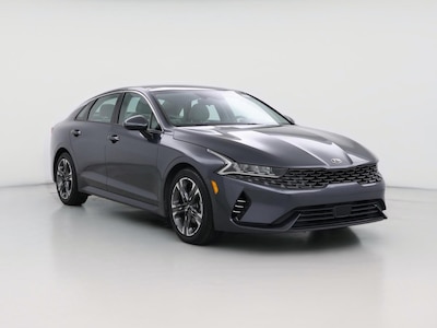 Gray 2021 Kia K5 EX
