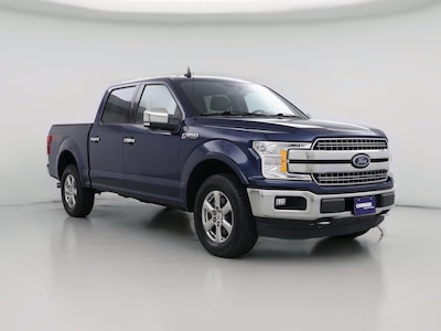 Blue 2019 Ford F150 Lariat