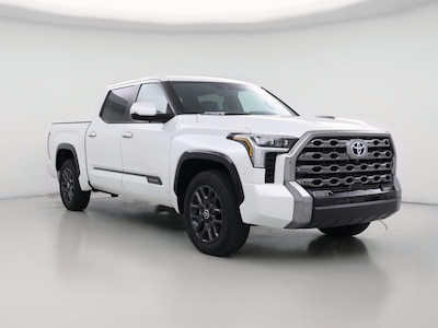 White 2024 Toyota Tundra Hybrid Platinum