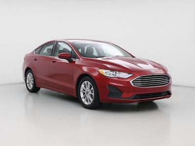 Red 2020 Ford Fusion SE
